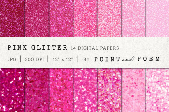 Download Pink Glitter Digital Paper - Glitter Collection