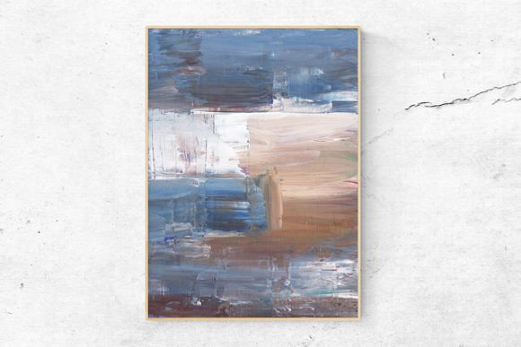 Download Brown Blue Abstract Printable Wall Art - Abstract printable wall art Collection