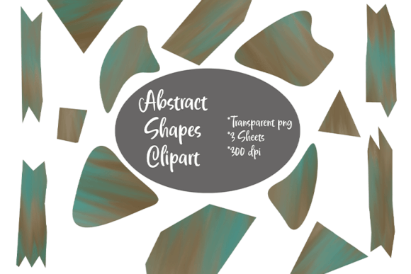 Download Earth Tones Abstract Shapes Clipart - Abstract shapes clipart Collection