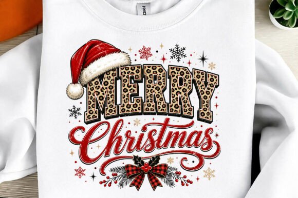 Download Merry Christmas Leopard Print PNG - Merry christmas Collection
