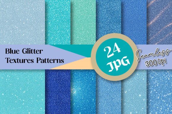 Download Blue Glitter Textures Patterns - Glitter Collection