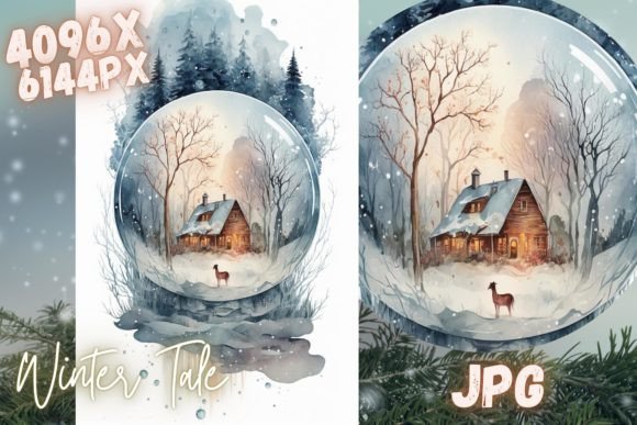 Download Winter Fairy Tale Abstract Illustration - Abstract illustration Collection
