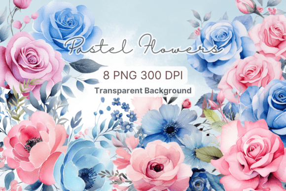 Download Watercolor Floral Clipart, Botanical PNG - Watercolor floral clipart Collection
