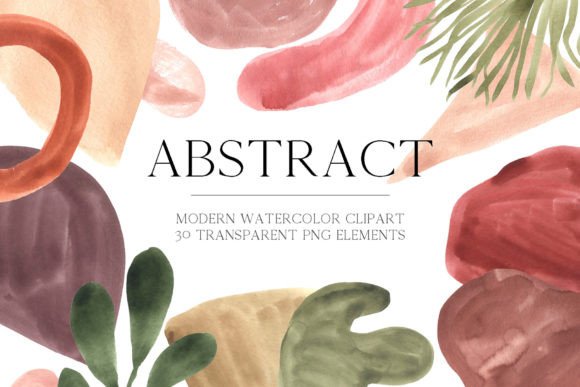 Download Watercolor Abstract Shapes Clipart - Abstract shapes clipart Collection