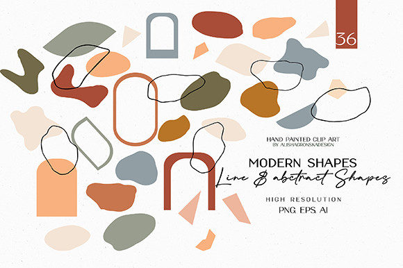 Download Abstract Shapes Clipart - Abstract shapes clipart Collection