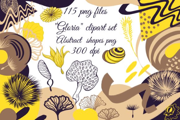 Download Aesthetic Abstract Shapes Clipart - Abstract shapes clipart Collection