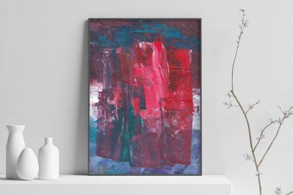 Download Grunge Red Abstract Printable Wall Art - Abstract printable wall art Collection