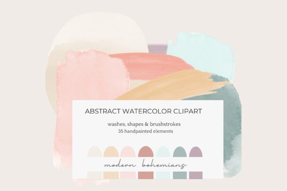 Download Watercolor Wash Abstract Shapes Clipart - Abstract shapes clipart Collection