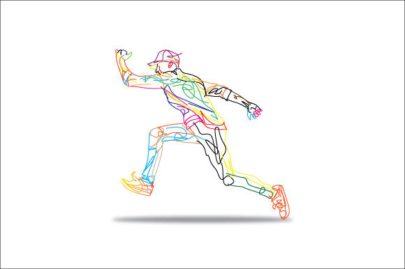 Download Running Abstract Illustration - Abstract illustration Collection
