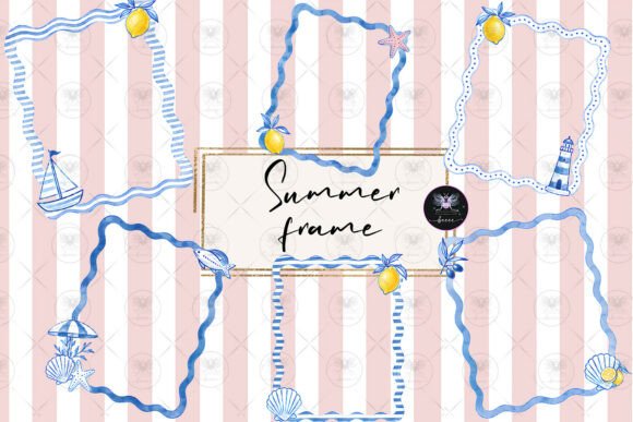 Download Summer Frame Clipart Watercolor - Frame clipart Collection