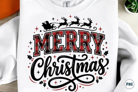 Download Merry Christmas Buffalo Plaid PNG - Merry christmas Collection